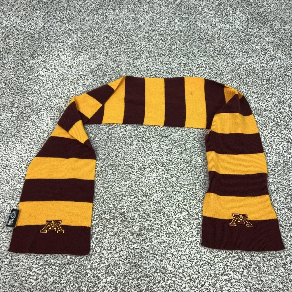 Minnesota Golden Gophers Scarf One Size Maroon Gold NCAA Football Top Of World